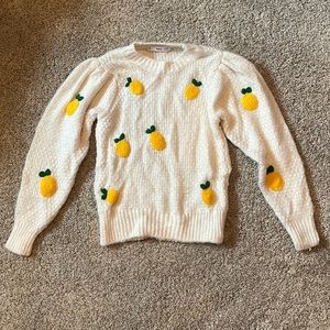 Turtle Neck Lemon Sweater